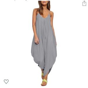 Grey jumper Jumpsuit Romper size L